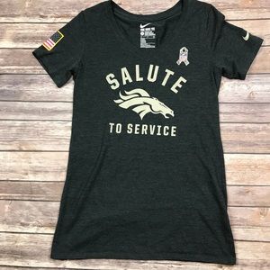 Nike nfl broncos salute to service t shirt